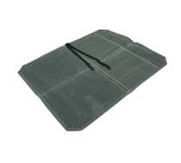 Socobeta Estuche Enrollable para Cubiertos de Chef, Bolsa de Almacenamiento Duradera con 7 Ranuras para Barbacoas, Viajes de Acampada, Hecha de Lona (DE Verde)