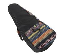 Socobeta Estuche para Ukelele de 21 Pulgadas, Bolsa de Algodón Resistente con Relleno de Espuma para Músicos, Accesorios de Viaje