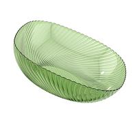 Socobeta Frutero Exquisito y Lujoso, Fácil de Limpiar, para Aperitivos, Centro de Mesa, Mesas de Centro para Sala de Estar, Material Plástico (verde oscuro)