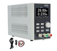 Socobeta Fuente de Alimentación CC Programable Fuente de Alimentación de Banco Ajustable 60V 5A 150W con Diseño sin Ventilador para Pruebas Electrónicas (Enchufe Europeo)