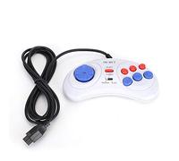 Socobeta Gamepad Mini controlador de juegos portátil de 16 bits y 9 pines Controlador de juegos multifuncional Gamepad portátil