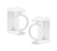 Socobeta Gancho de Soporte para Barra de Cortina, Soporte de Carga Fuerte, Multifuncional para Baño, Dormitorio, 2 uds., Ganchos PPH Resistentes