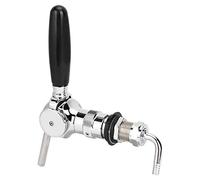 Socobeta Grifo de Cerveza de Bola, Grifo de Elaboración Casera de Cerveza Duradero Fácil de Instalar Grifo de Cerveza Licor Ligero Ajustable Latón Que Fluye para Picnics para Bebidas