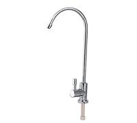 Socobeta Grifo, Diseño Giratorio Moderno de Cobre, Grifo Giratorio de Funcionamiento de Agua Fría Individual para Fregadero de Cocina, Tocador de Baño