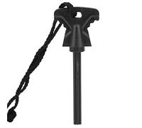Socobeta Herramienta de Supervivencia Al Aire Libre, Raspador de Pedernal Multifunción 3 Piezas Camping Sándwich Pedernal Duradero Confiable para Acampar