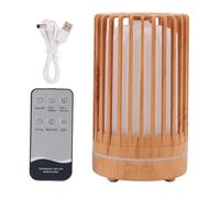 Socobeta Humidificador Portátil USB, Difusor Ultrasónico de Aceites Esenciales para Jaula de Pájaros, 200ml, con Luces de 7 Colores, Control Remoto para Dormitorio y Oficina