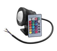 Socobeta Instalación Fácil de bajo Consumo Instalación Fácil Multicolor con Control Remoto Impermeable para Piscina (Aluminio de Bolso de plástico Negro)