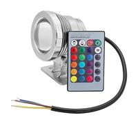 Socobeta Instalación Fácil de bajo Consumo Instalación Fácil Multicolor con Control Remoto Impermeable para Piscina (Aluminio plástico plástico)