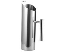 Socobeta Jarra de Bebidas de Acero Inoxidable, Elegante Infusor de Frutas, Protector de Hielo para Bebidas Frías, Barra Casera, Capacidad de 1,5 L