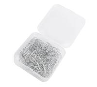 Socobeta Juego de 100 Clips de Papel en Forma de Corazón, Divertidos Clips Decorativos de Acero Inoxidable para Uso en la Escuela y la Oficina