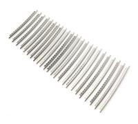 Socobeta Juego de Cables para Traste de Guitarra, Cuproníquel de Alta Resistencia de 2,7mm para Reemplazo de Guardabarros/, 24 Uds.