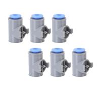 Socobeta Juego de Conectores de Tubo de Impresora 3D, Acopladores PETG Duraderos para Flujo Optimizado y Rendimiento de Impresión para A1 Mini, 6 Piezas