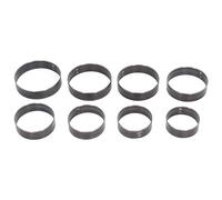 Socobeta Juego de Troqueles de Perforación de Cuero, Molde para Recortar Cartón de Acero de Aleación Duradero, Kit de Herramientas de Perforación para Proyectos de Cuero, 8 Uds.