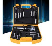 Socobeta Kit de Bits de Mordedura Aburrida, Cabezal Aburrida de 40cr con 1 X Varilla con Llave para la Fábrica de Autos (NT40-F1-18-12pcs)