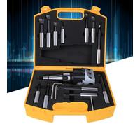 Socobeta Kit de Bits de Mordedura Aburrida, Cabezal Aburrida de 40cr con 1 X Varilla con Llave para la Fábrica de Autos (NT30-F1-18-12pcs)