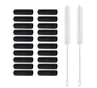 Socobeta Kit de Cubierta para Grifo de Cerveza de Barril, Protector Profesional a Prueba de Polvo para Grifo de Cerveza, Cubierta para de de 20 Piezas con Cepillos, Fabricación de Tamaño Estándar,