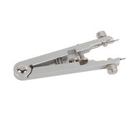 Socobeta Kit de Herramientas de Alicates de Barra de Resorte Compacto con 8 Pines para Ajustes y Reemplazos Rápidos y Convenientes de la Correa del Reloj (Plata)