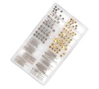 Socobeta Kit de Herramientas de Reparación de Coronas de Vástago de Reloj, Acero Inoxidable, Alta Dureza, 1 Caja de Extensor de Vástago + Coronas