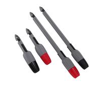 Socobeta Kit de Sonda de Perforación de Alambre, Diseño Compacto para Pruebas Eléctricas Diarias, para Principiantes y Profesionales, 4 Clips de Perforación de Aislamiento, Color Gris y Negro