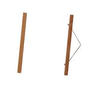 Socobeta Kit de Suspensión Magnética para Carteles de Madera de Teca para Impresiones de Desplazamiento Personalizadas, Solución de Visualización Segura y No Dañina para Obras de Arte, Juego de 4