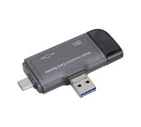 Socobeta Lector de Tarjetas de Memoria USB Adaptador de Almacenamiento Pequeño para Transferencia Rápida de Datos Compatible con 2000 2003 ME Vista