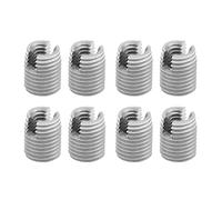 Socobeta Los Insertos Metálicos Autorroscantes M4 X 8 Mm Mejoran la Resistencia Al Desgaste de las Piezas de magnesio. Set de 20 Piezas para Mantenimiento de Artículos del hogar.