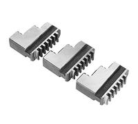 Socobeta Mandíbula de Mandril de Alta Resistencia K11-125 para Mandril de Torno, de 3 Piezas de Mandíbula Externa de 5 Pulgadas para una Larga Vida útil para Trabajadores de Maquinaria