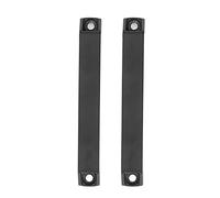 Socobeta Manija de Puerta de Aleación de Aluminio, Manija Moderna de Alta Resistencia para Armario, Despensa, 2 uds., Cómoda (Negro)