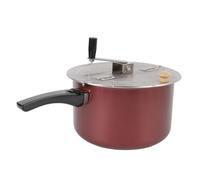 Socobeta Máquina para Hacer Palomitas de Maíz de Acero Inoxidable, Operada Manualmente, para Disfrutar de una Noche de Cine Casera, Compacta y Portátil, 28,5x16cm