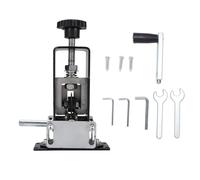 Socobeta Máquina Peladora de Alambre de Cobre Portátil 2 en 1, Pelador de Cables con Manivela Manual Accionado por Taladro para el Hogar y Sitios de Trabajo, Acero de Aleación de 0,04-1 Pulgada