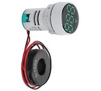 Socobeta Medidor de Corriente Digital Mini Amperímetro de Alto Brillo para una Medición Segura y Confiable para Uso en Exteriores (Verde)