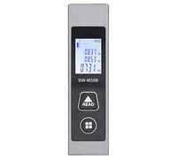 Socobeta Medidor de Distancia de Medición Láser Herramienta de Pantalla Digital de 30 M con Lente óptica Asférica para Medición de Construcción