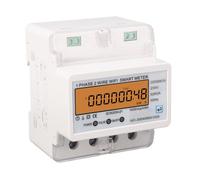 Socobeta Medidor de Energía WiFi Medidor de Potencia Inteligente Monofásico con Control de Riel DIN para Uso Doméstico con Pantalla LCD para Monitoreo y Control de Energía para Hogares Inteligentes