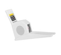 Socobeta Medidor de Estatura Compacto con Cinta Métrica Confiable, Herramienta de Medición de Fácil, Cinta de 2 M de Longitud, Material ABS (negro): Uso Doméstico o Clínico (Blanco)