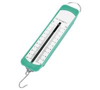 Socobeta Medidor de Fuerza de Alta Precisión con Barra Dinamómetro 10N para Experimentos de Física Carcasa Verde de Hierro Plástico