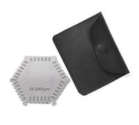 Socobeta Medidor de Peine de Película Húmeda de Acero Inoxidable de Alta Precisión para Espesores de 25-3000 µm para Pintores y Entusiastas del Bricolaje