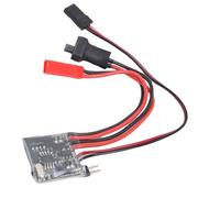 Socobeta Mini Cepillo ESC Confiable para Motores N20 N030 N050 N130 con Función de Freno para Coches RC 1/16 1/18 /24 30A