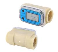 Socobeta Mini Medidor de Flujo de Digital Medidor de Flujo Diésel Liviano para Medición Eficiente 10-90 L/min