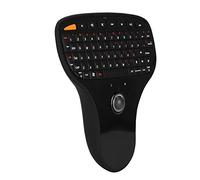 Socobeta Mini Teclado inalámbrico Suave Mini 2.4G Teclado inalámbrico Teclado Trackball Teclado Ultraligero para TV para computadora