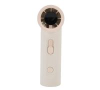 Socobeta Mini Ventilador Portátil de Mano con Pantalla Digital Ajustable de 100 Velocidades para Ventilador de Bolsillo de Estudio de Oficina (Blanco)