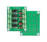 Socobeta Módulo Adaptador Convertidor de Voltaje de Placa Aislada Optoacoplador de 4 Canales 3,6 24V a 30V 817 PC817