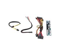 Socobeta Módulo de Fuente de Alimentación para Computadora de 300W con Resistencia a Altas Temperaturas con Condensador Sólido, Diseño Plug and Play, para Construcciones ITX de Bricolaje