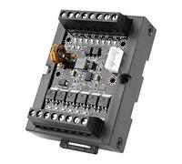 Socobeta Módulo de Retardo de relé Programable FX1N-14MT con Circuito de Temporizador, Carcasa Pequeña, para Control de Automatización Industrial, Módulo de relé DC10-28V