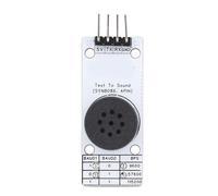 Socobeta Módulo de Síntesis de Voz Conversión de Texto a Sonido de para Terminales de Vehículos Uso en Exteriores con Interfaz UART 1 Unidad