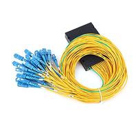 Socobeta Módulo Divisor PLC de Fibra óptica 1x32 con Interfaz SC/UPC para Cableado Empresarial, Empresarial y Doméstico