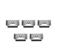 Socobeta Molde de Base de Caja de Inclusión de Muestra de Acero Inoxidable, 5 Piezas para Procesamiento Preciso de Tejidos en Laboratorios, 7x7mm