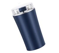 Socobeta Molinillo de café Eléctrico Compacto con Cuchillas de Acero Inoxidable para Granos Recién Molidos, Rinde hasta 12 Tazas, Color Azul (Enchufe estadounidense)