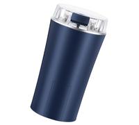 Socobeta Molinillo de café Eléctrico Compacto con Cuchillas de Acero Inoxidable para Granos Recién Molidos, Rinde hasta 12 Tazas, Color Azul (Enchufe europeo)