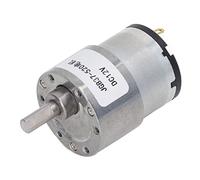 Socobeta Motor de Engranajes de CC con Reducción de Velocidad para Modelos de Aviones, Motor de Engranajes de Metal de 12 V CC con Excelentes Materiales (45RPM)