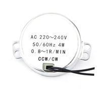 Socobeta Motor Sincrónico de CA Motor Engraneado de 220 a 240 V Motor Imán Permanente con Engranajes de Reducción para el Estante de Pantalla del Calentador de Ventilador Eléctrico (0.8-1RPM)